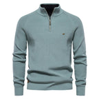 Knitted Zip-Up Sweater