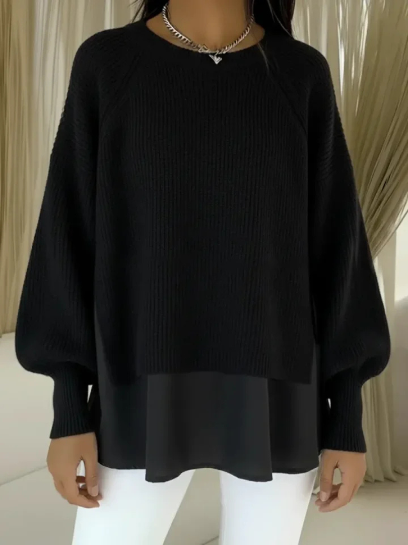 Tola | Sweter z Efektem Warstwowym