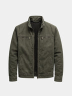 Kacper | Vintage Field Jacket w Oliwkowej Zieleni