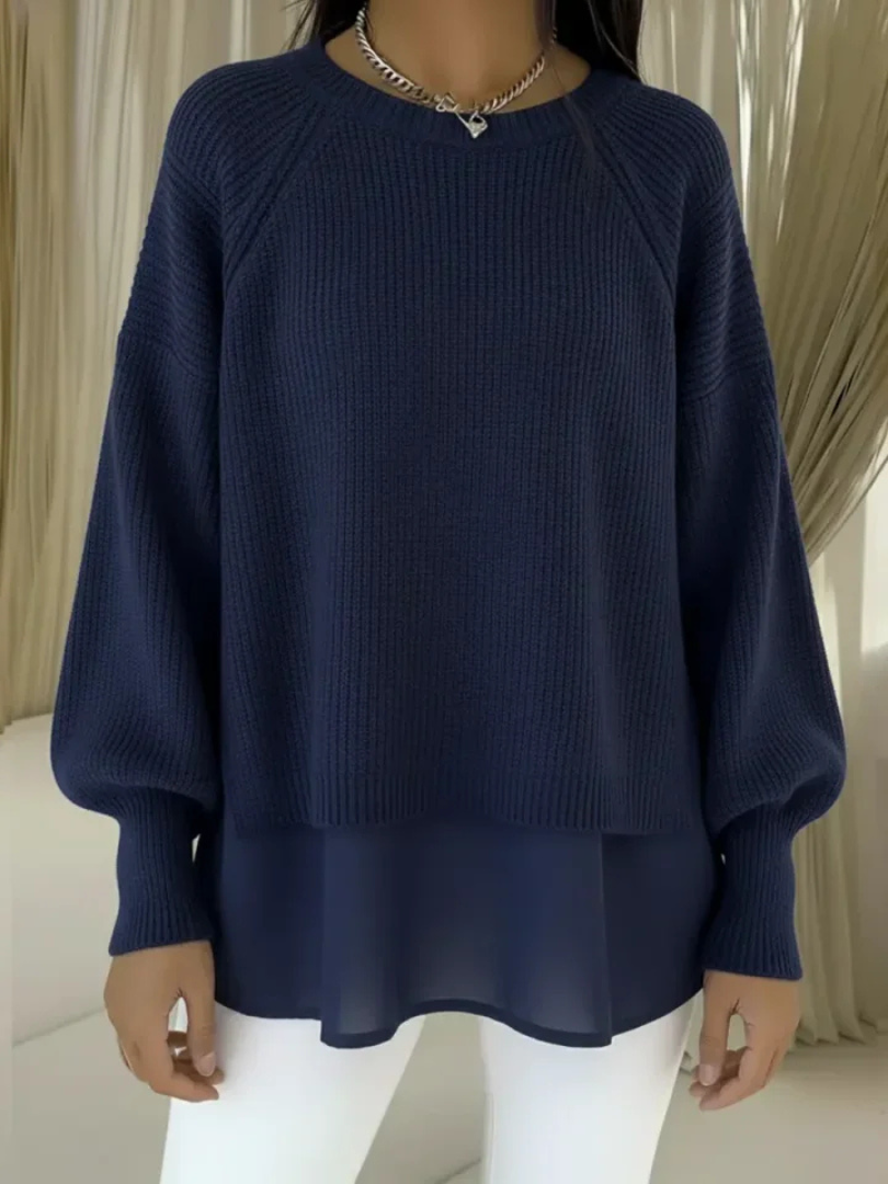 Tola | Sweter z Efektem Warstwowym