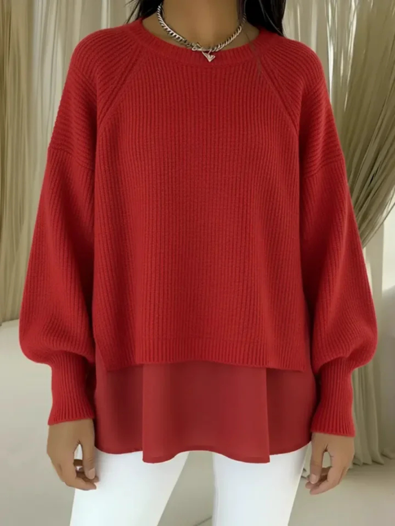 Tola | Sweter z Efektem Warstwowym