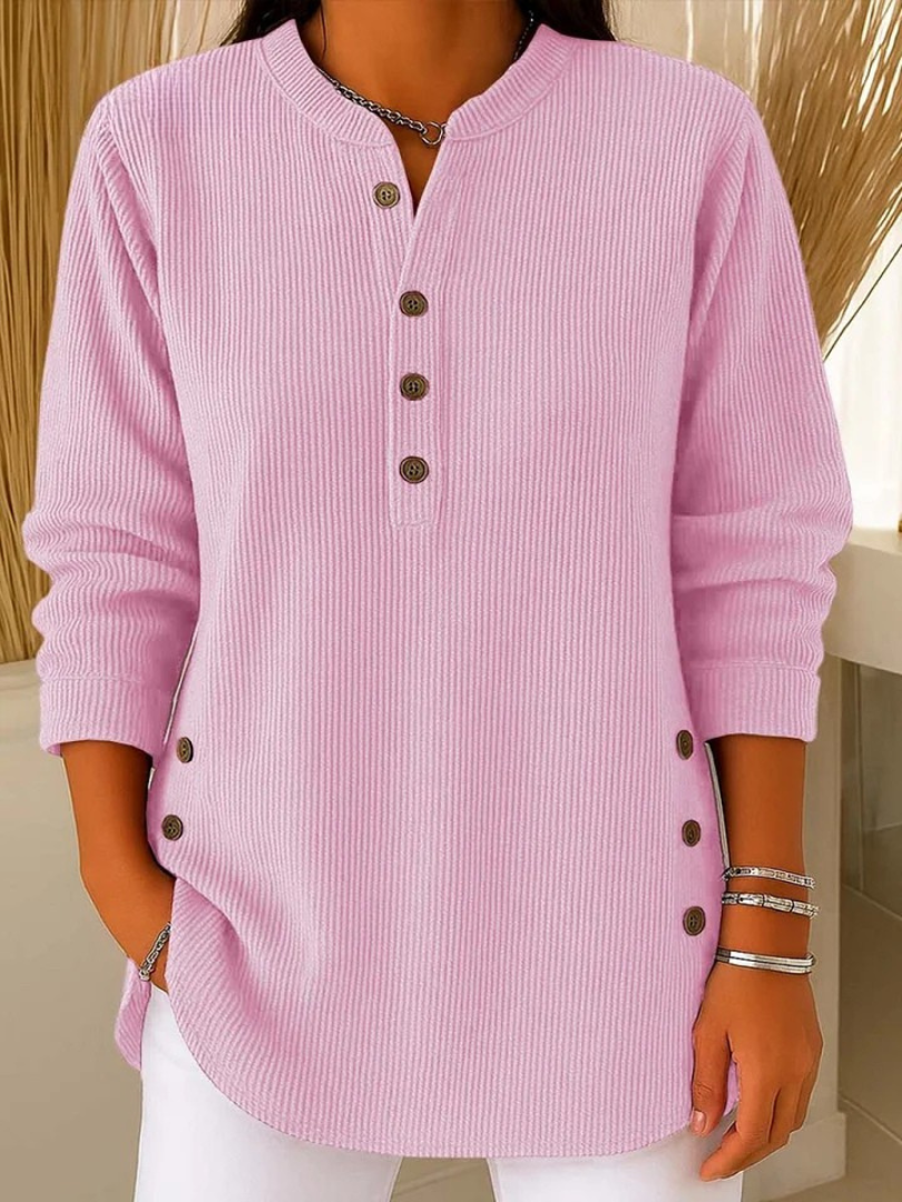 Mila | Tunika Henley z Guzikami
