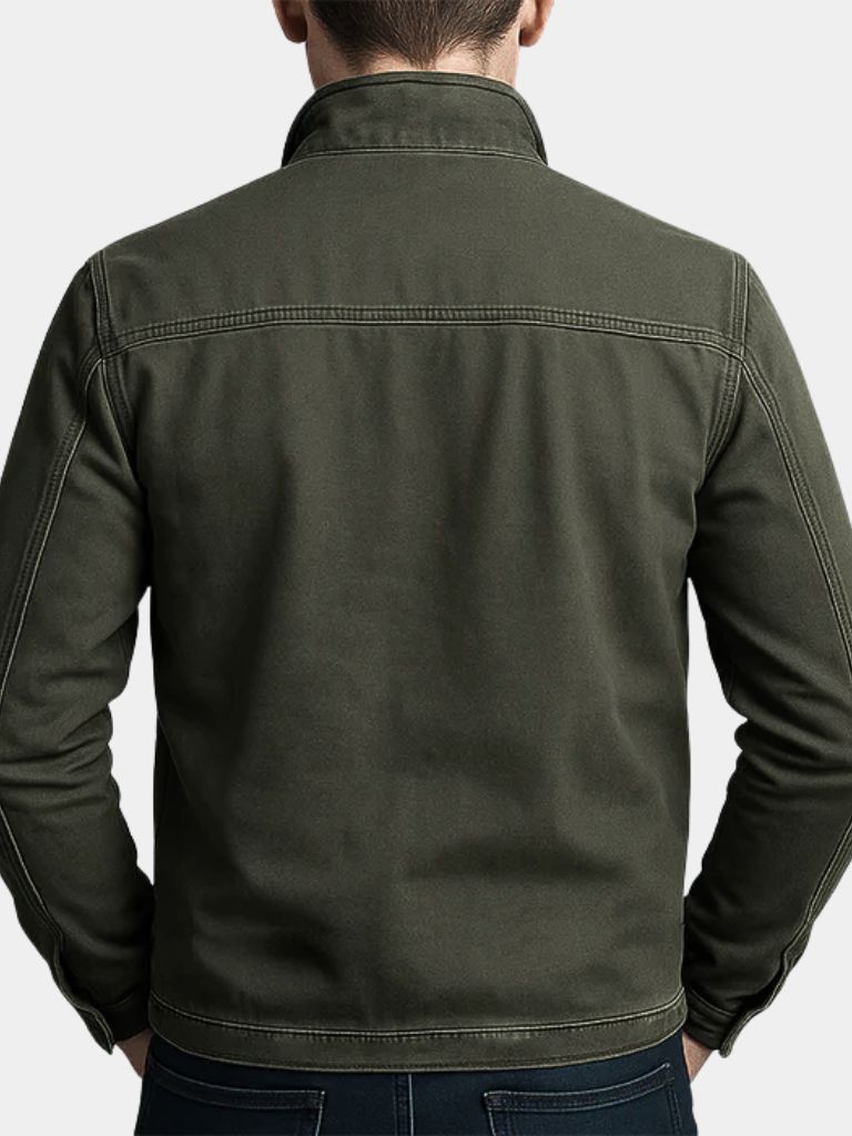 Kacper | Vintage Field Jacket w Oliwkowej Zieleni