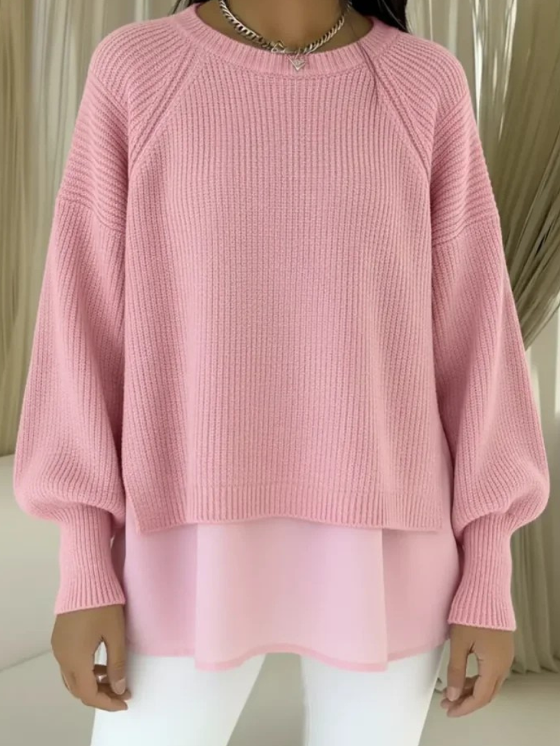 Tola | Sweter z Efektem Warstwowym