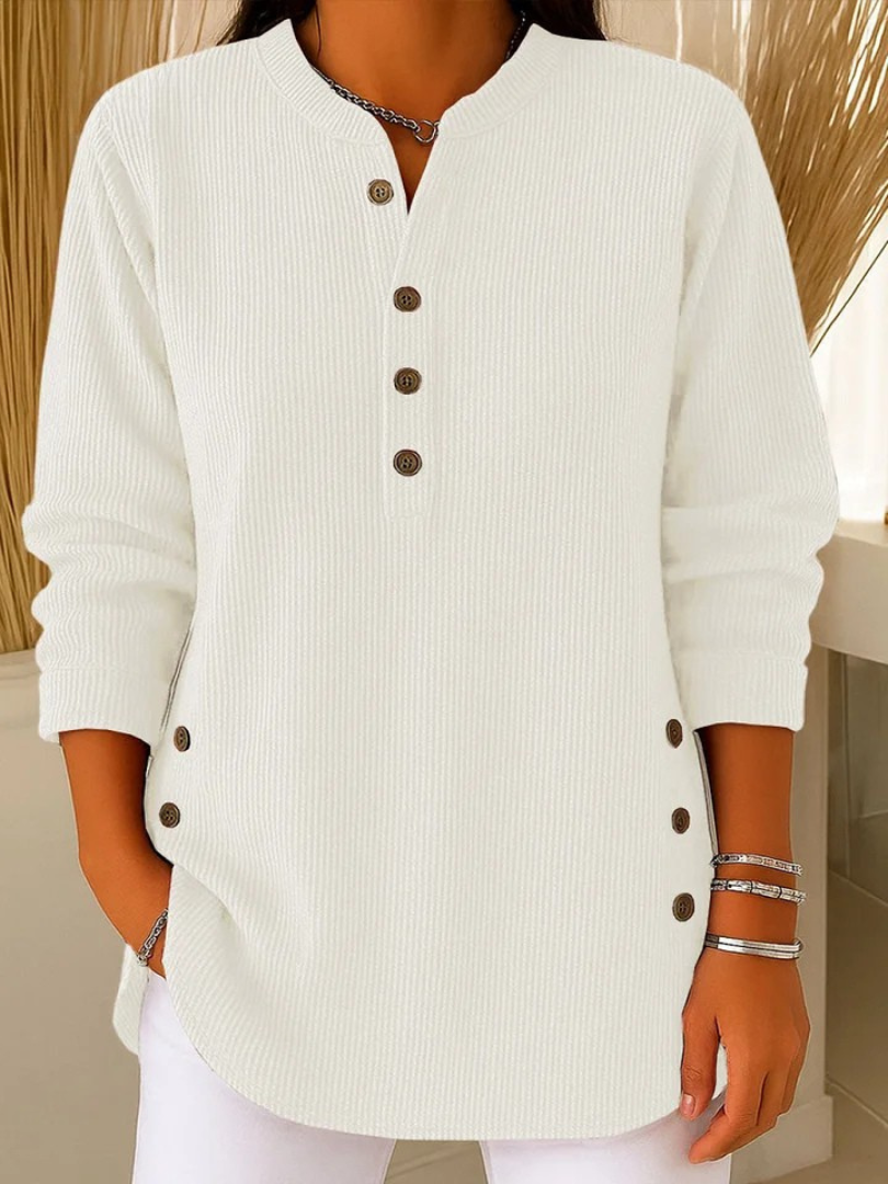 Mila | Tunika Henley z Guzikami