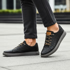 Mazzarini | Włoskie Skórzane Sneakersy