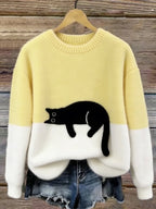 Elegancki Sweter w Kotki