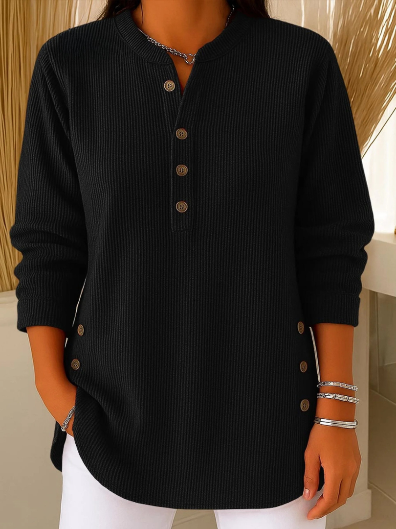 Mila | Tunika Henley z Guzikami