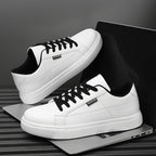 Nolan | Lekkie Skórzane Sneakersy