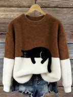 Elegancki Sweter w Kotki