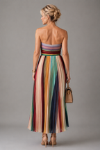 Nadia | Kolorowa Sukienka Maxi