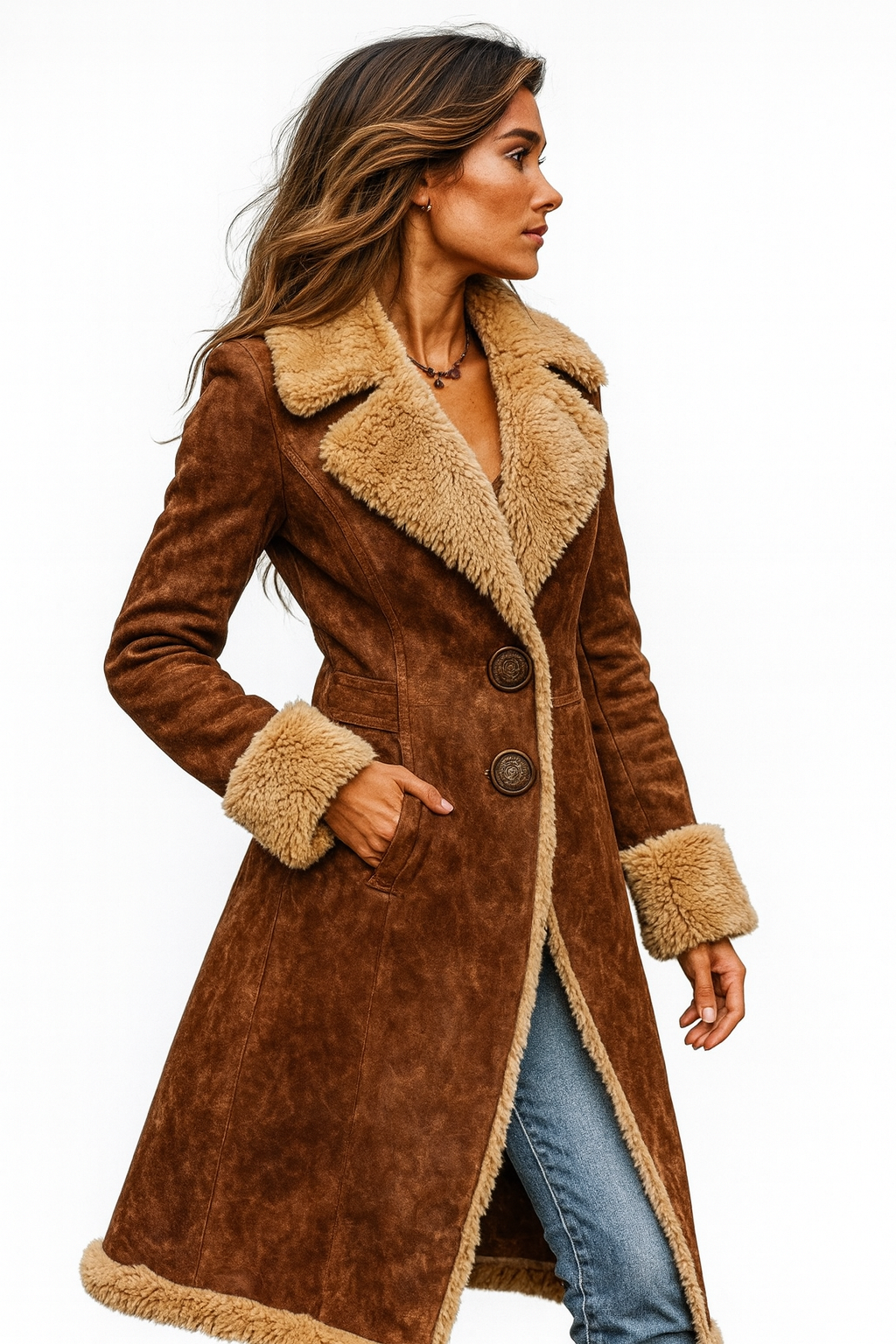 AMELIE™ | Długi płaszcz w stylu vintage
