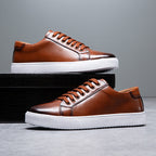 Alviro | Włoskie Skórzane Sneakersy