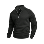 Zip-up with half zipper