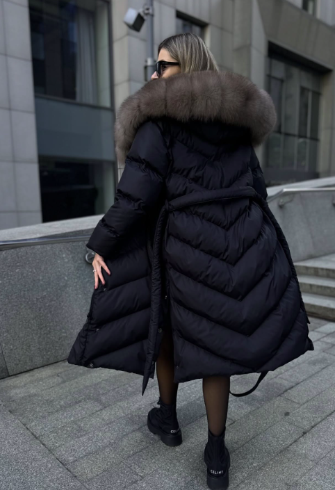 Christina | Elegancka casualowa kurtka z kołnierzem ze sztucznego futra