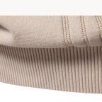 Cotton Men's Sweater with Stripe Design