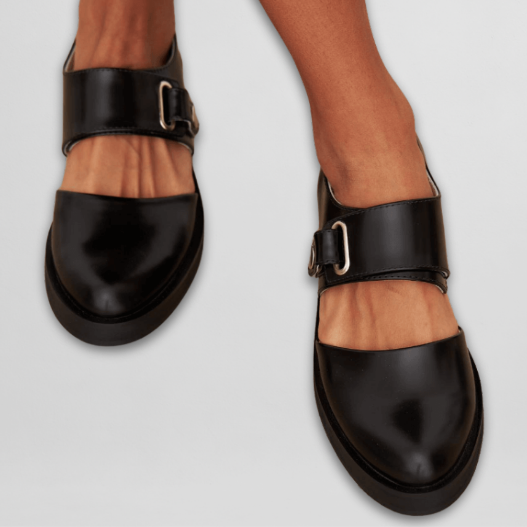 Antonina | Mary Jane Damskie z Regulowaną Klamrą