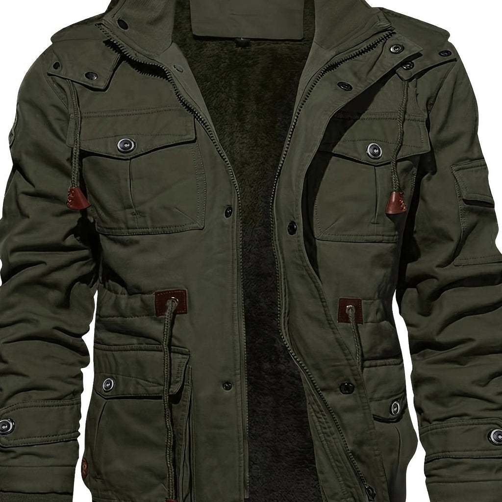 Grzegorz | Długa Kurtka Outdoorowa Premium