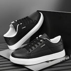 Nolan | Lekkie Skórzane Sneakersy