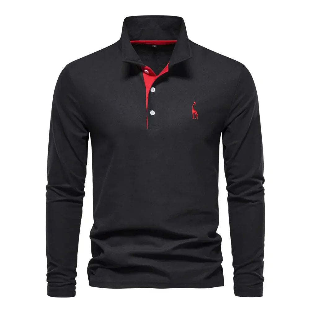 Long-Sleeved Polo
