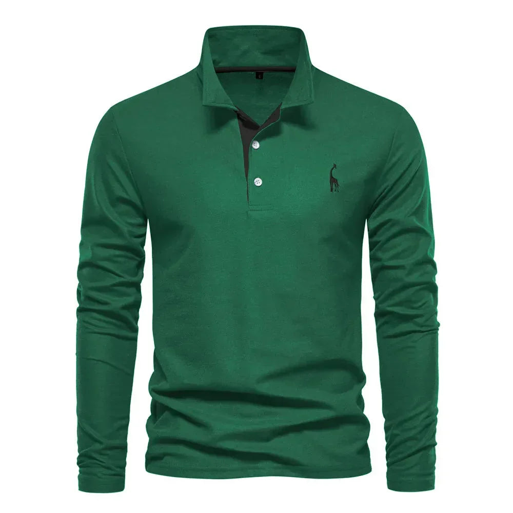 Long-Sleeved Polo