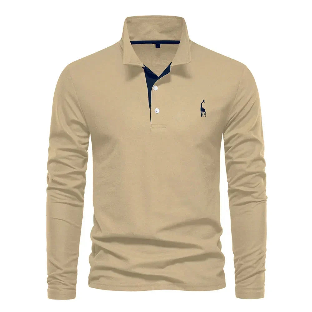 Long-Sleeved Polo