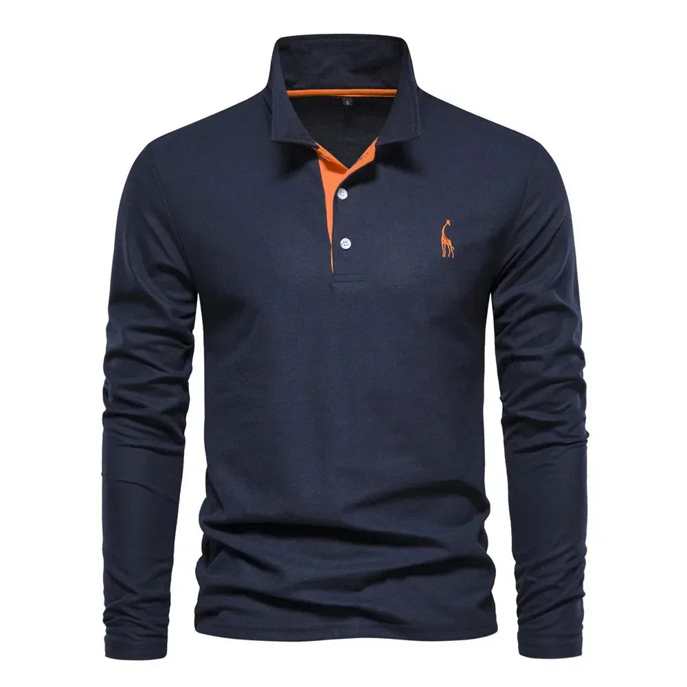 Long-Sleeved Polo